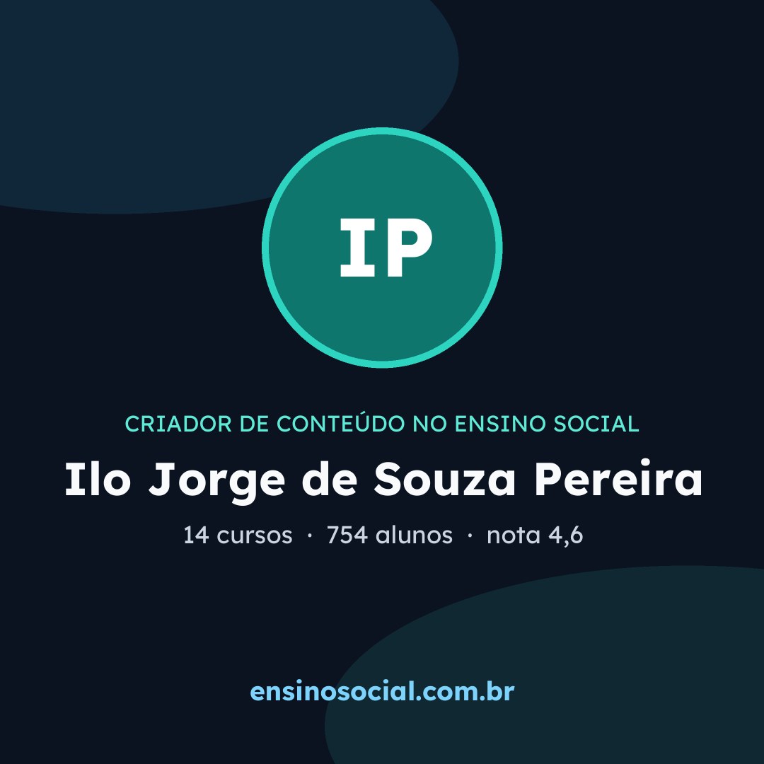Cartão quadrado de divulgação do perfil, formato post