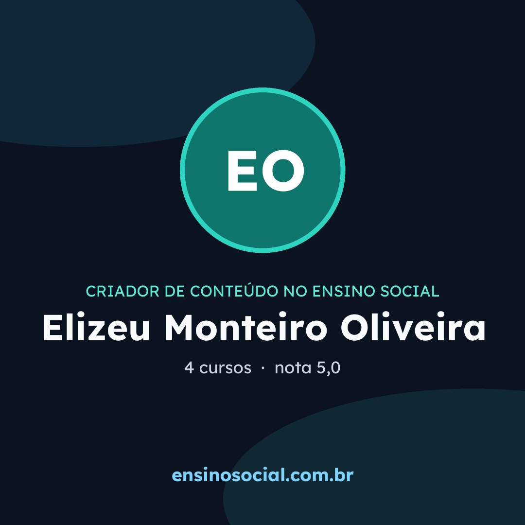 Cartão quadrado de divulgação do perfil, formato post