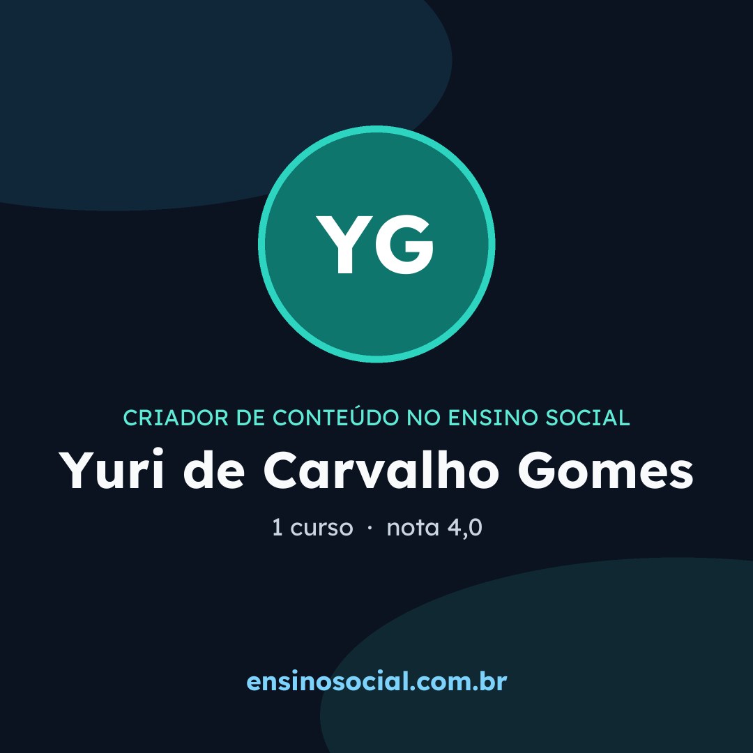 Cartão quadrado de divulgação do perfil, formato post