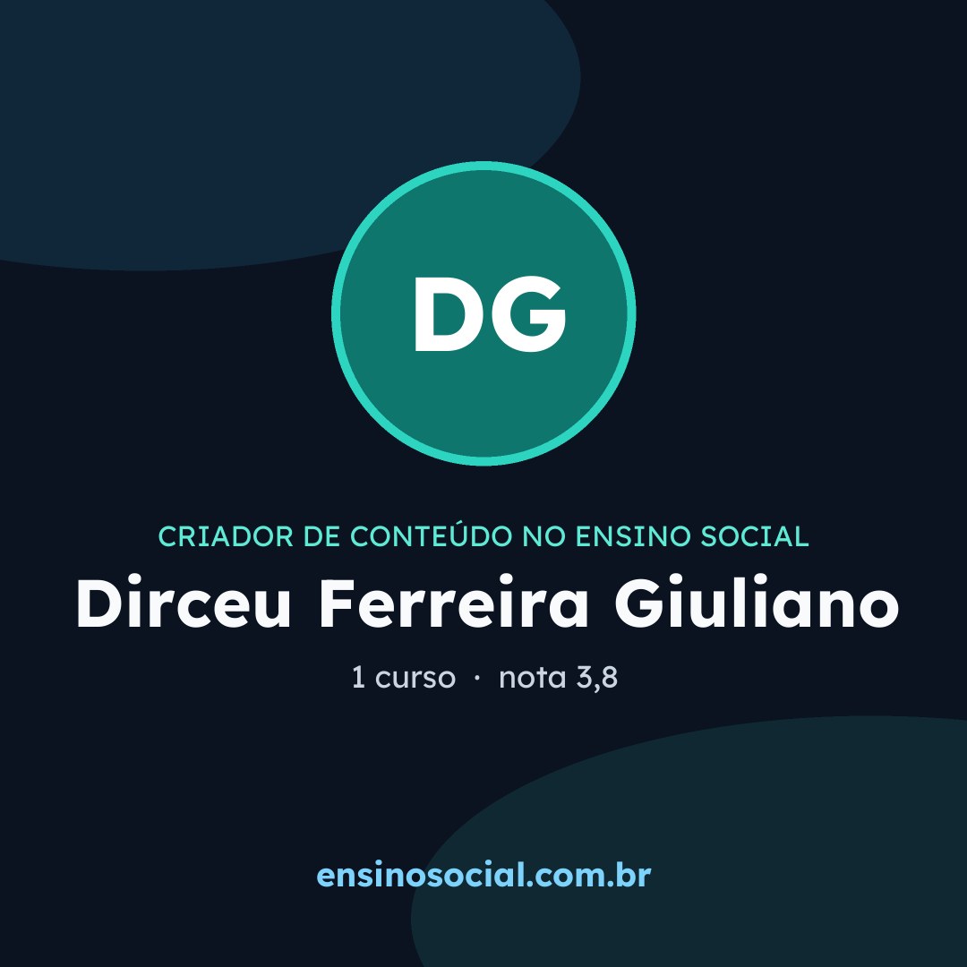 Cartão quadrado de divulgação do perfil, formato post