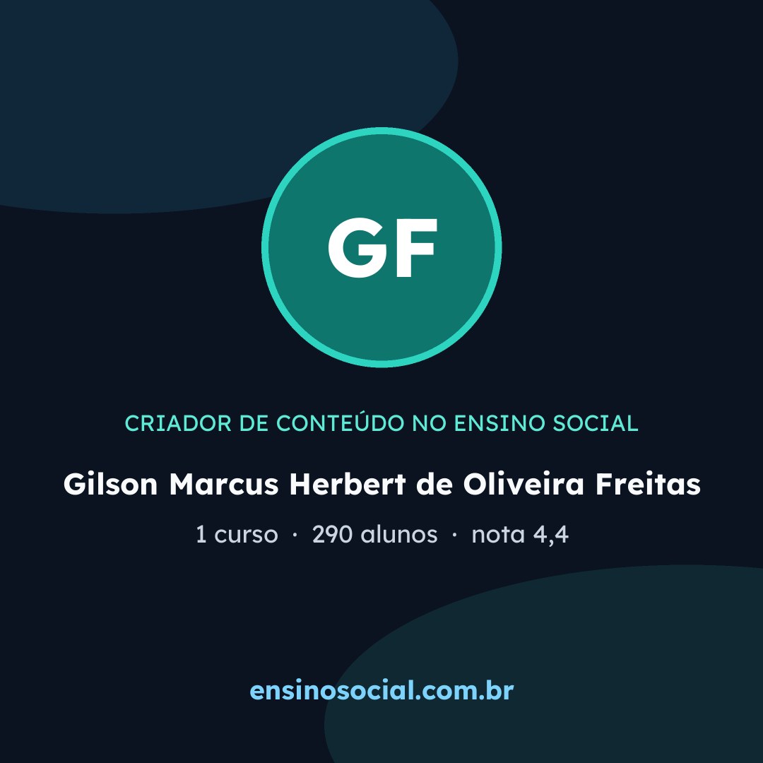 Cartão quadrado de divulgação do perfil, formato post