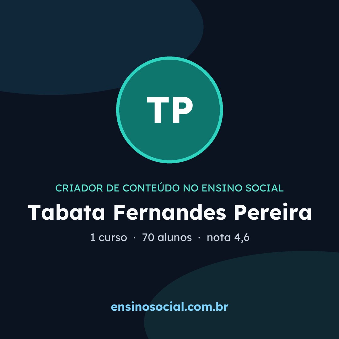 Cartão quadrado de divulgação do perfil, formato post