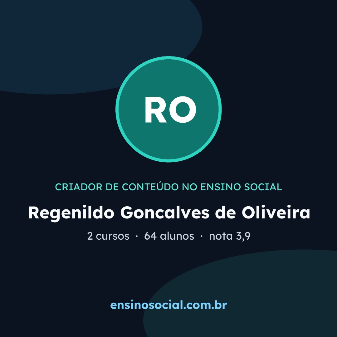 Cartão quadrado de divulgação do perfil, formato post