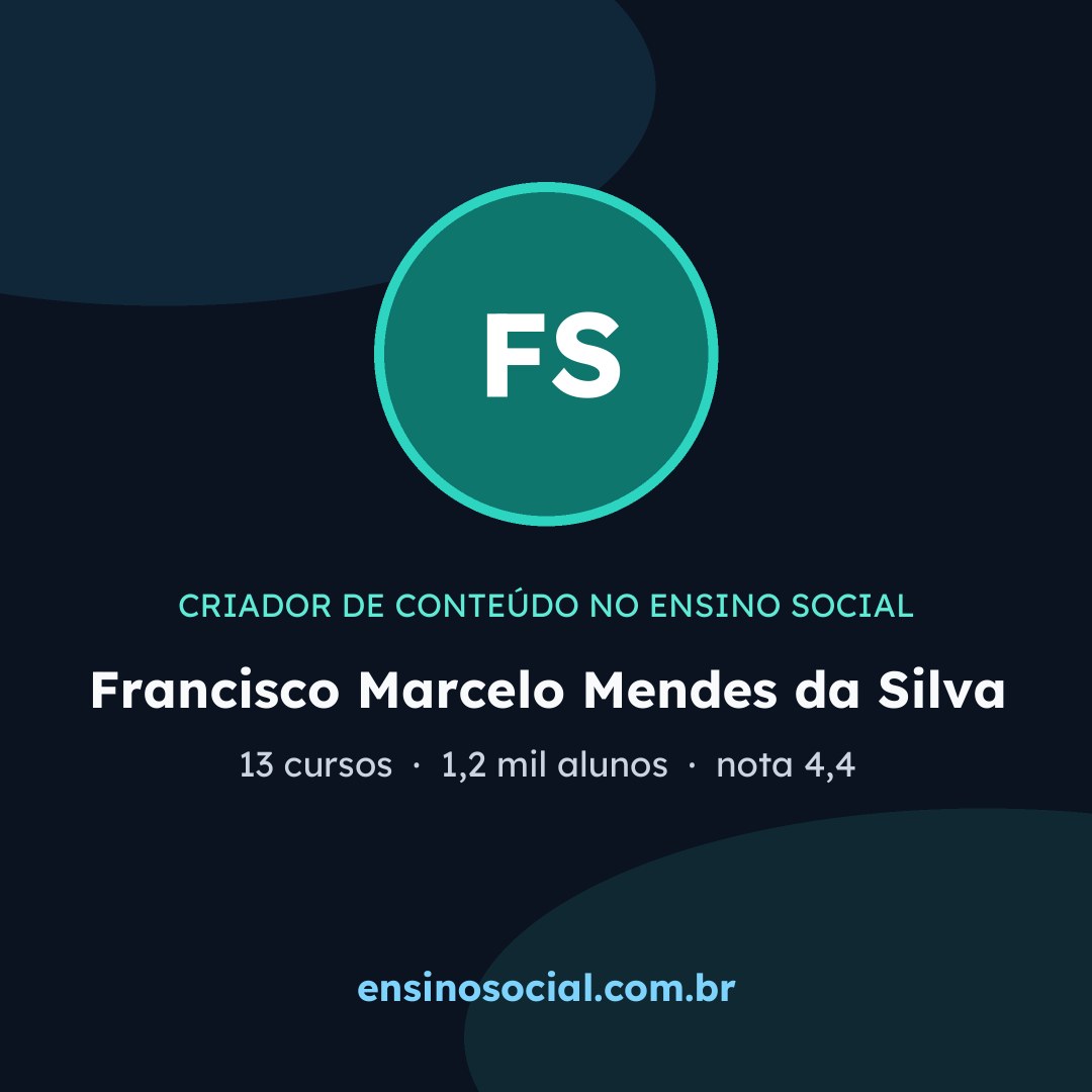 Cartão quadrado de divulgação do perfil, formato post