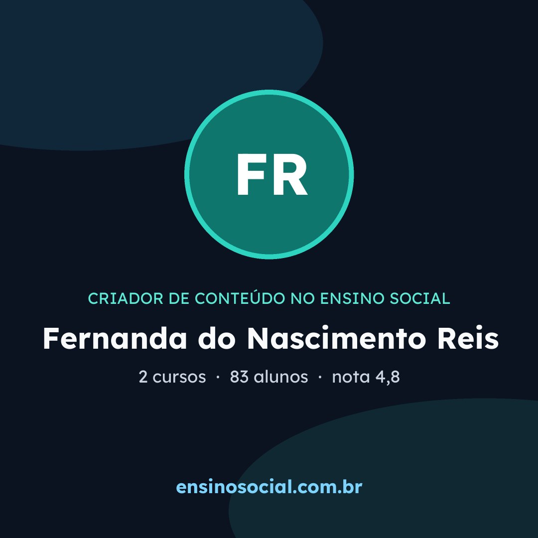 Cartão quadrado de divulgação do perfil, formato post