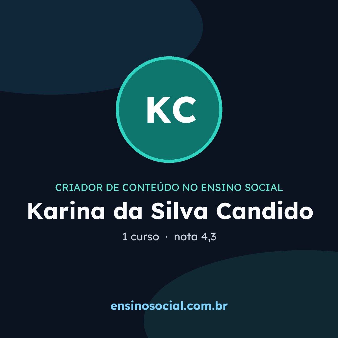 Cartão quadrado de divulgação do perfil, formato post
