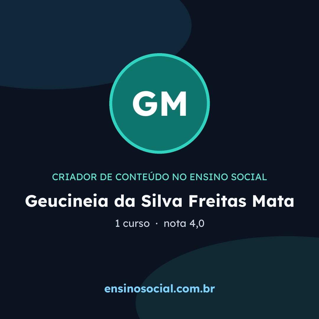 Cartão quadrado de divulgação do perfil, formato post