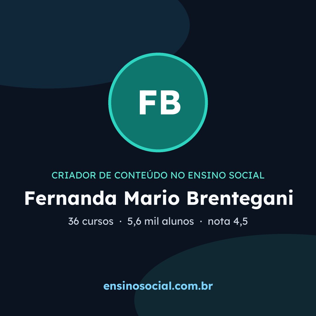 Cartão quadrado de divulgação do perfil, formato post