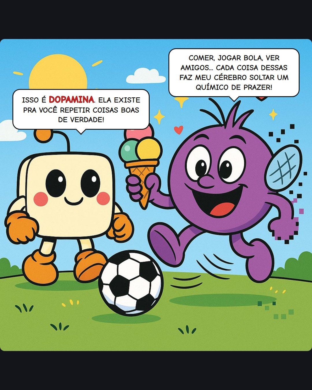 Até no gibi o psicólogo salva o dia. 💜

Neste Dia do Psicólogo, deslize pra ler a história completa: Bit & Bug em A Armadilha do Cérebro, a nossa HQ sobre dependência química. A resposta que fecha a história é séria e cheia de esperança: com médico, psicólogo e família, dá pra recuperar a vida.

É assim que a revisão funciona por aqui: a aula vira gibi, e a leitura é aberta pra todo mundo.

📖 Leia de graça: ensinosocial.com.br/gibi — foto 2 de 9