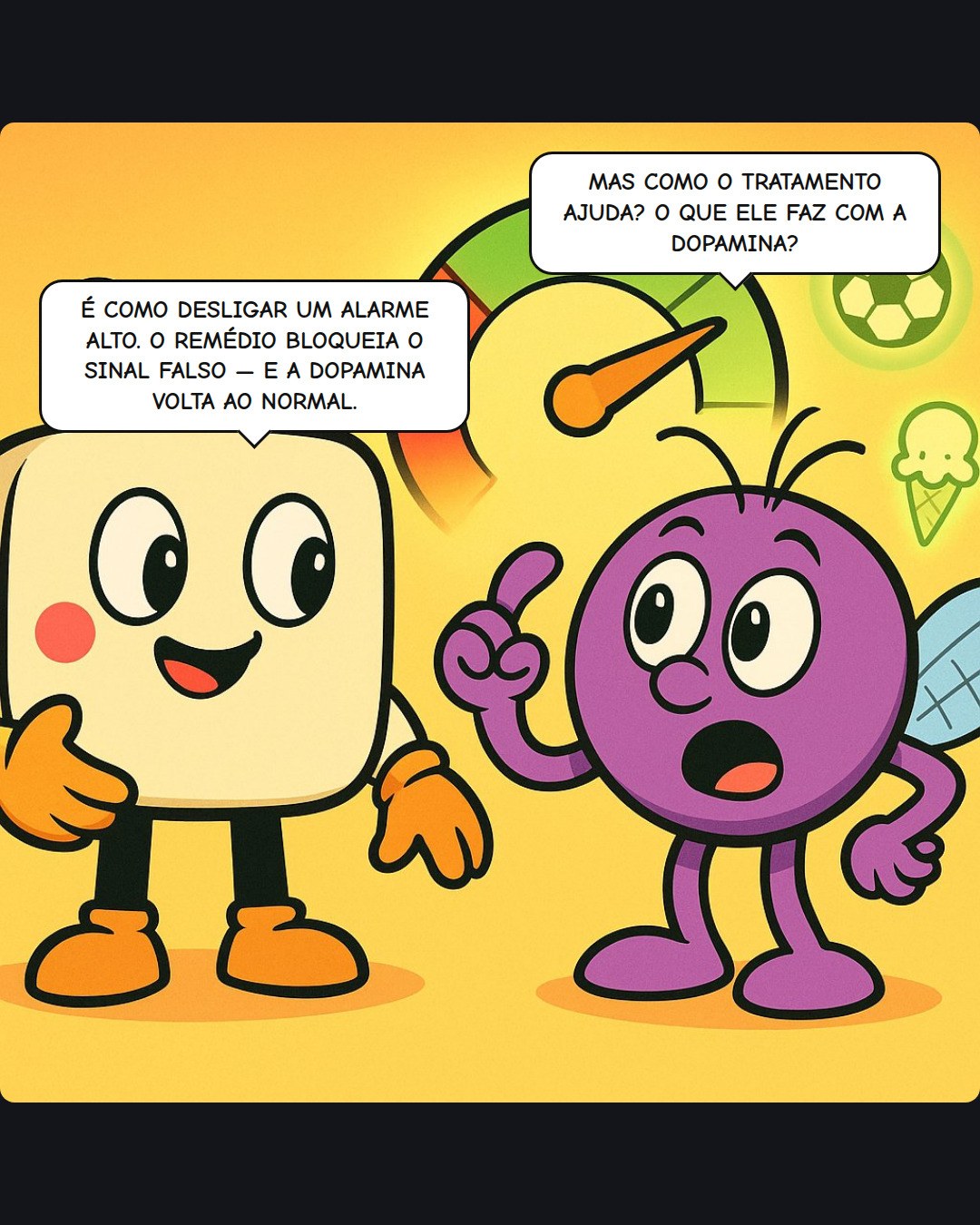 Até no gibi o psicólogo salva o dia. 💜

Neste Dia do Psicólogo, deslize pra ler a história completa: Bit & Bug em A Armadilha do Cérebro, a nossa HQ sobre dependência química. A resposta que fecha a história é séria e cheia de esperança: com médico, psicólogo e família, dá pra recuperar a vida.

É assim que a revisão funciona por aqui: a aula vira gibi, e a leitura é aberta pra todo mundo.

📖 Leia de graça: ensinosocial.com.br/gibi — foto 7 de 9