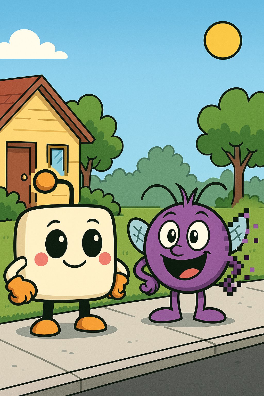 Capa: Bit & Bug em: A Aposta do Chão Molhado