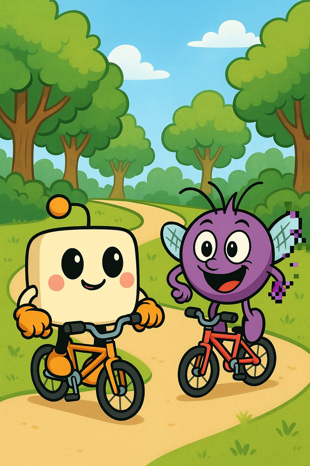 Capa: Bit & Bug em: Passar Reto Não Vale