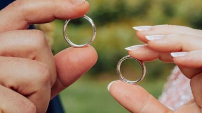 Por que se usa a aliança de casamento na mão esquerda e a de noivado na mão direita?